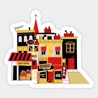 City Life Sticker